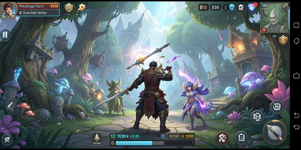Screenshot utama 9399 menampilkan aksi eksplorasi yang mendebarkan.