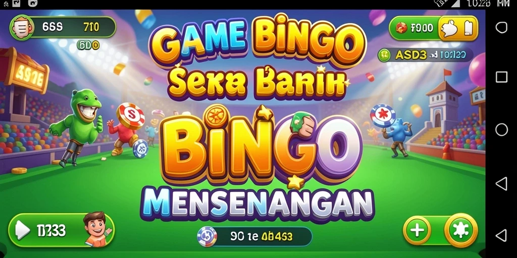 Tampilan gameplay menarik dari ASD123 dengan tema Bingo yang seru.