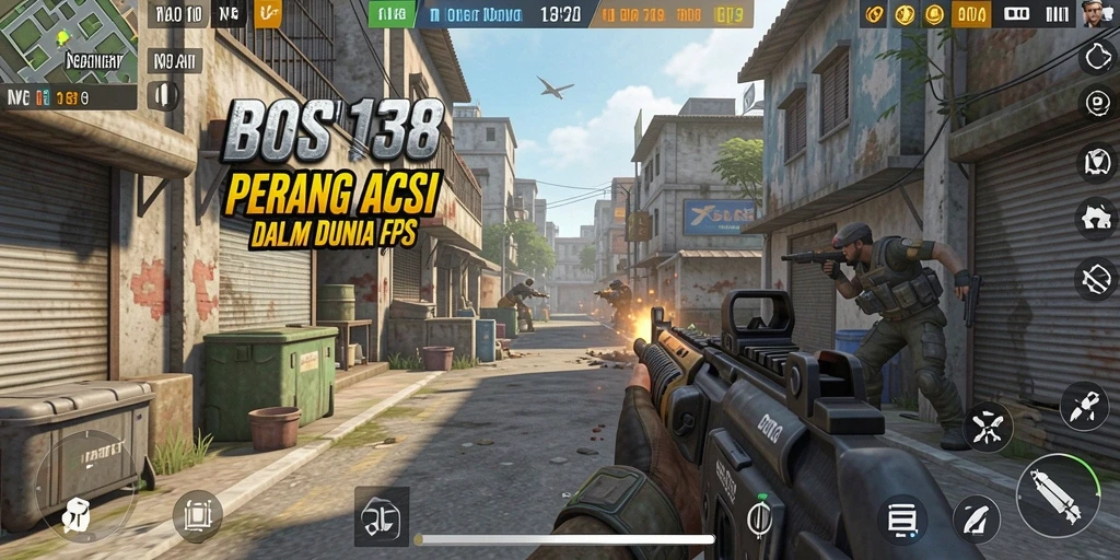Tangkapan layar dari gameplay mendebarkan di BOS138.