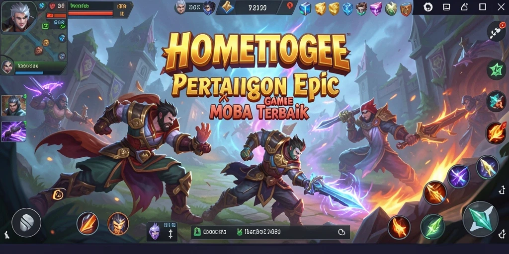 Tampilan seru dari gameplay HOMETOGEL yang menggugah semangat bertarung.