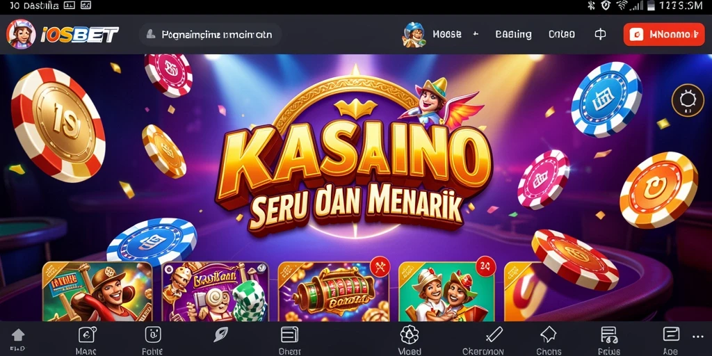 Tampilan gameplay menawan dari permainan Kasino IOSBET.