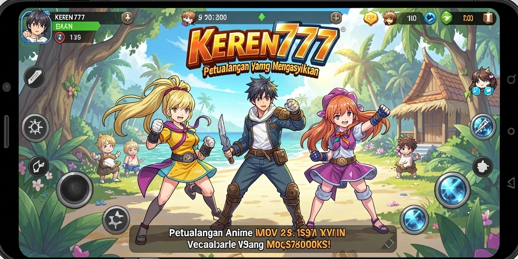 Tampilan gameplay <strong>KEREN777</strong> yang menarik dan penuh aksi.