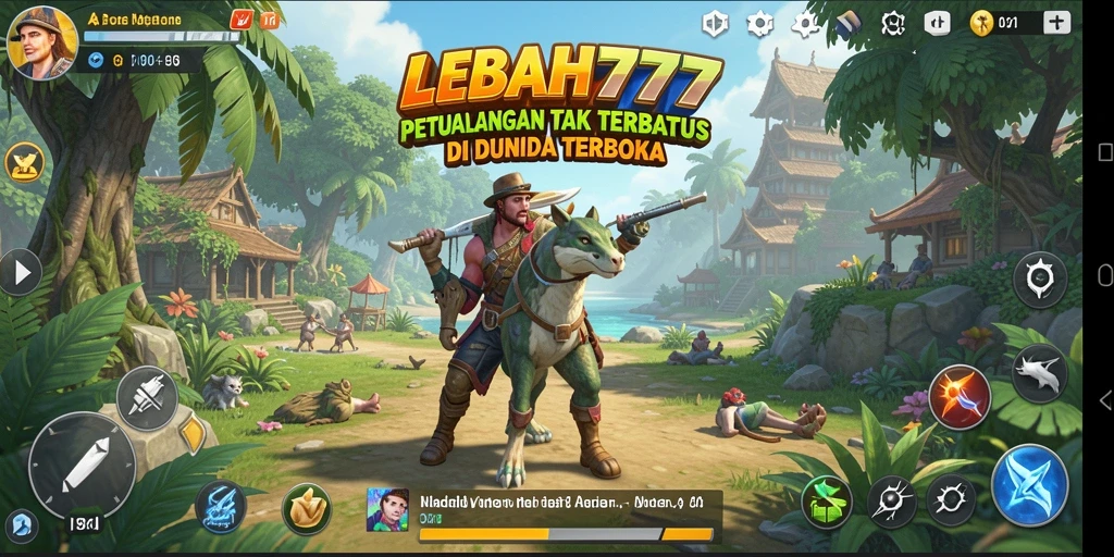 Tampilan gameplay LEBAH777 yang menakjubkan di dunia terbuka.