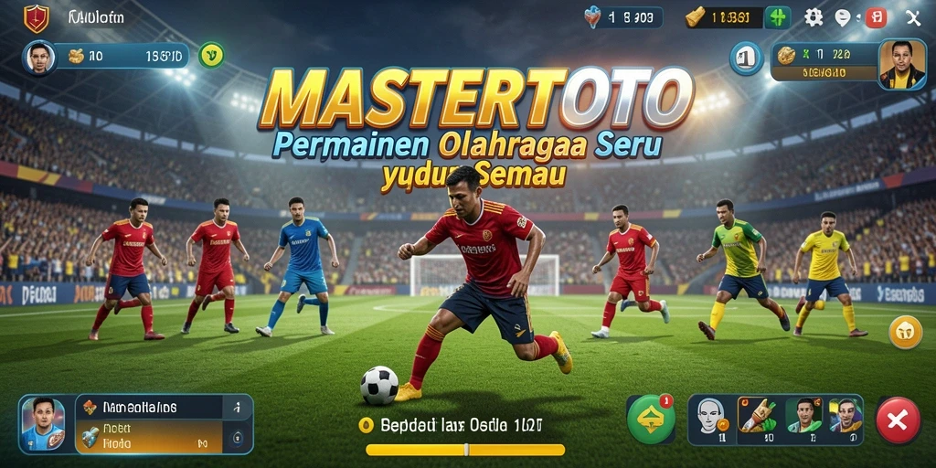 Tangkapan layar MASTERTOTO menunjukkan aksi seru dalam pertandingan olahraga.