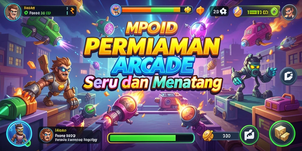 Tangkapan layar MPOID menampilkan aksi cepat dan gameplay seru arcade.