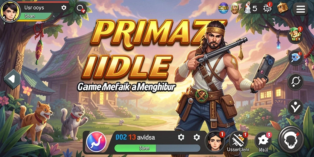 Screenshot gameplay PRIMA77 yang menampilkan aksi Idle yang seru.