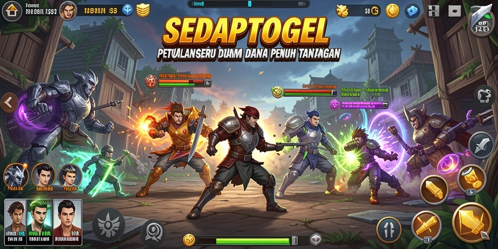 Tampilan gameplay SEDAPTOGEL yang menarik dan penuh tantangan.
