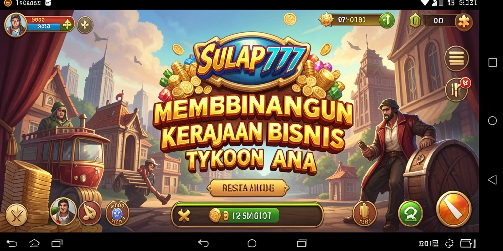 Tangkapan layar menunjukkan gameplay menawan SULAP777 sebagai game Tycoon.