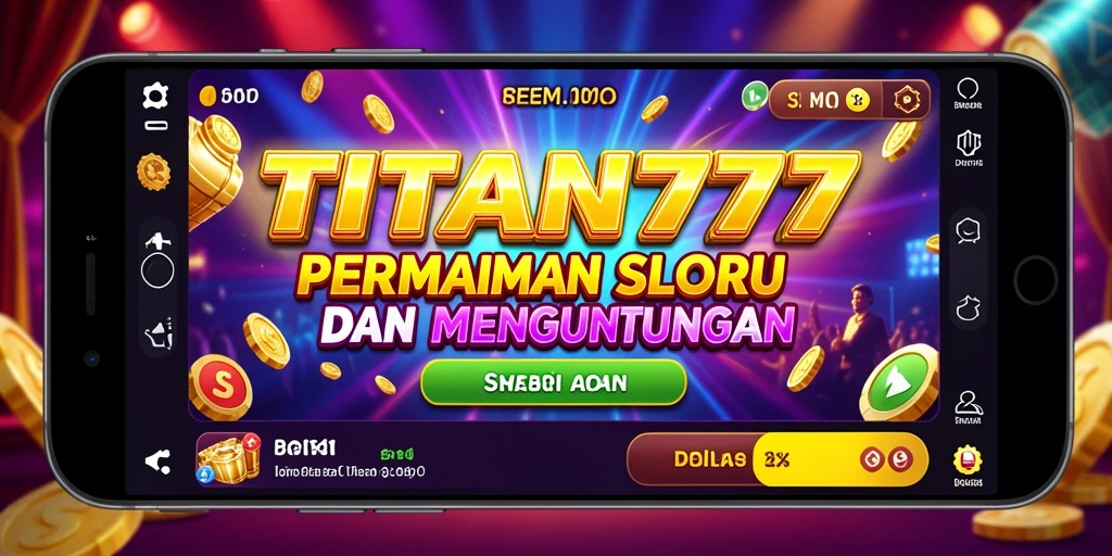 Screenshot gameplay <strong>TITAN777</strong> menampilkan keseruan bermain slot.