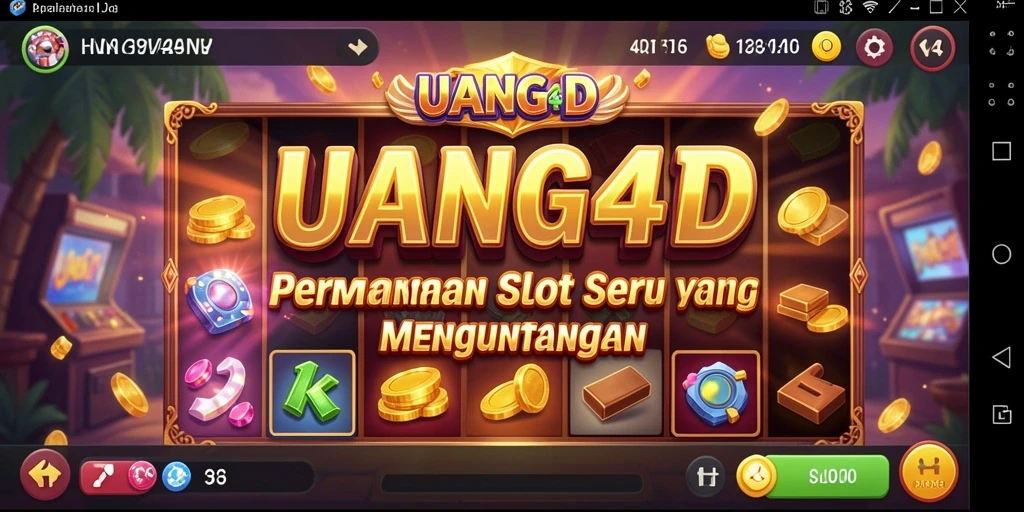 Tangkapan layar permainan Slot UANG4D dengan grafis yang sangat memukau.