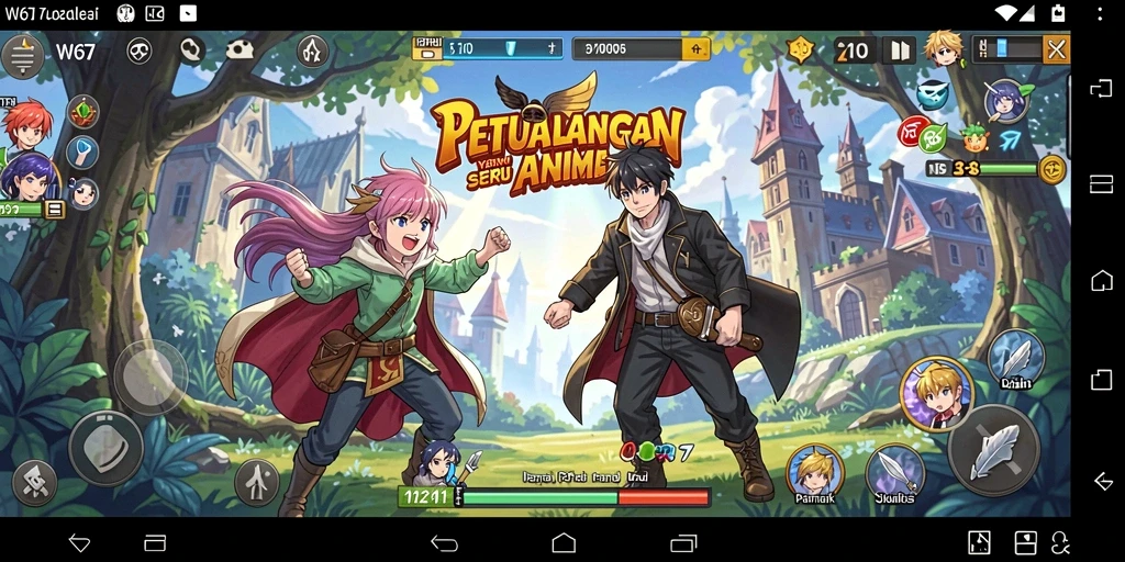 Tampilan menarik dalam gameplay W67 yang penuh aksi.