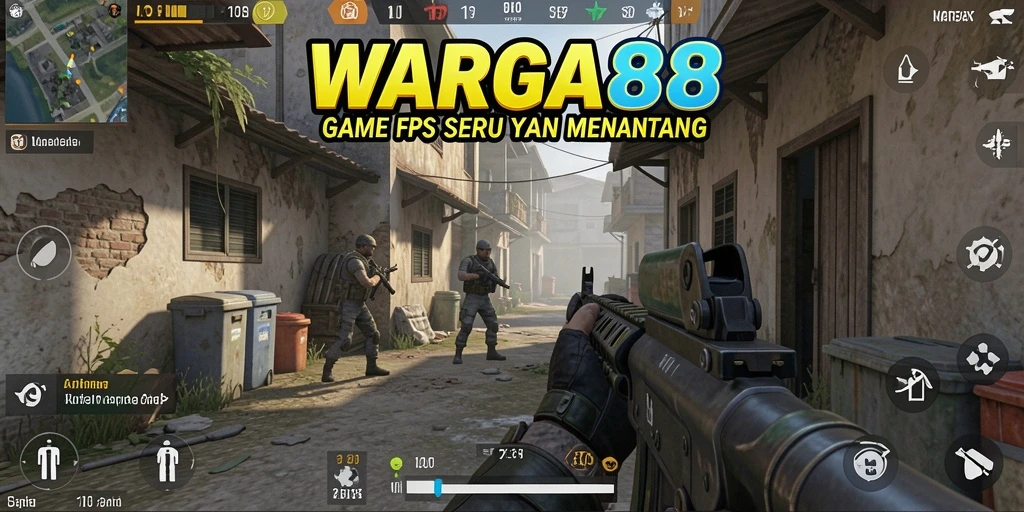 Tampilan gameplay WARGA88 yang intens dan mendebarkan.