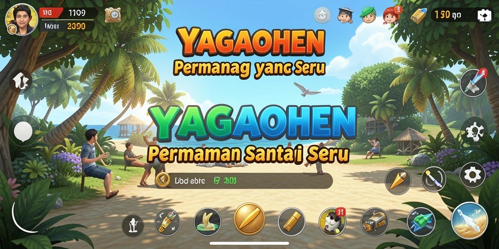 Screenshot gameplay YAGAOHEN yang menggambarkan keseruan bermain.